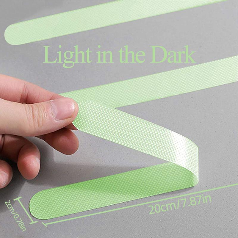 Anti Slip Strip Transparent Night Light Shower Sticker Self-adhesive And Detachable Sticker For Staircase Floor Anti Slip Tape