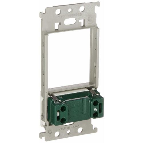 Panasonic Cosmo Series Wide 21 Embedded Switch Space/Outlet Switch Space X 2/Outlet White WTF100152W