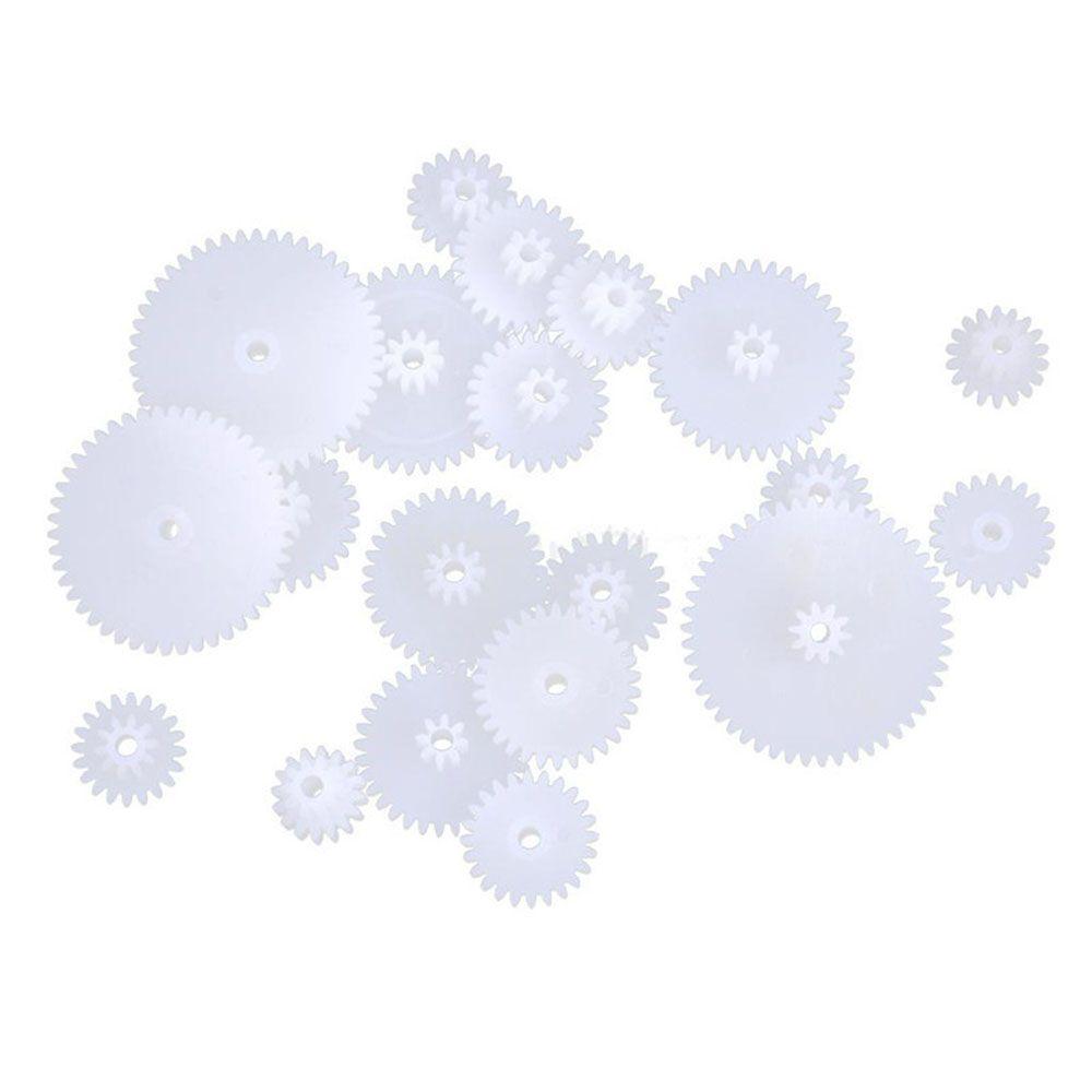Necessary Kit Robot Plastic Motor Single Double Layer Worm Gears Cog Wheels Shaft for DIY Crown