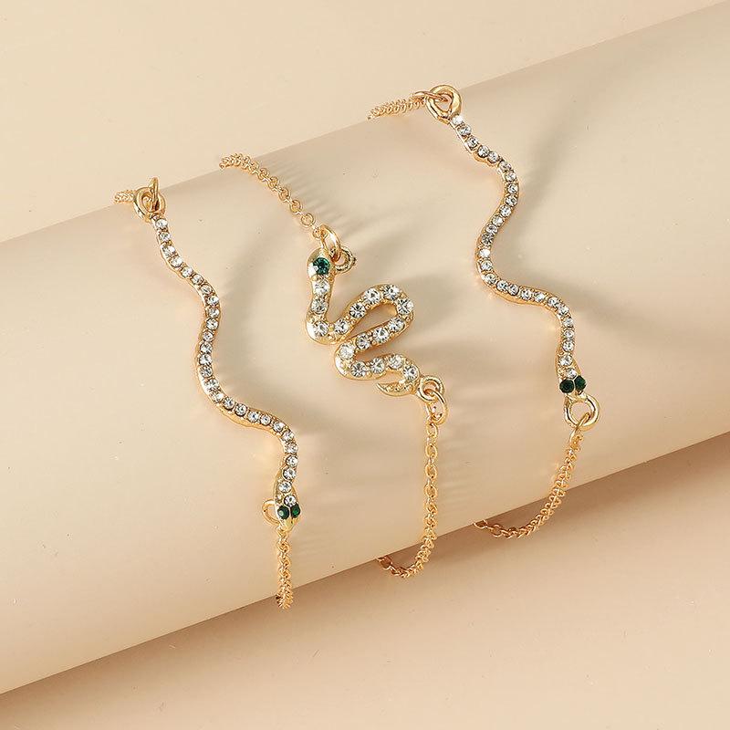4Pcs/Set Geometric Charm Bracelets for Women Sunflower Thick Gold Bangles Bracelets Set Simple Wrist Chain Lady Boho Accessories
