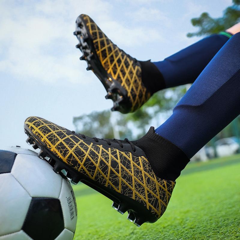 Unisex Football Shoes Men's High -top Socks Long Nails Training Sneakers, Children Football Boots Youth Football Boots