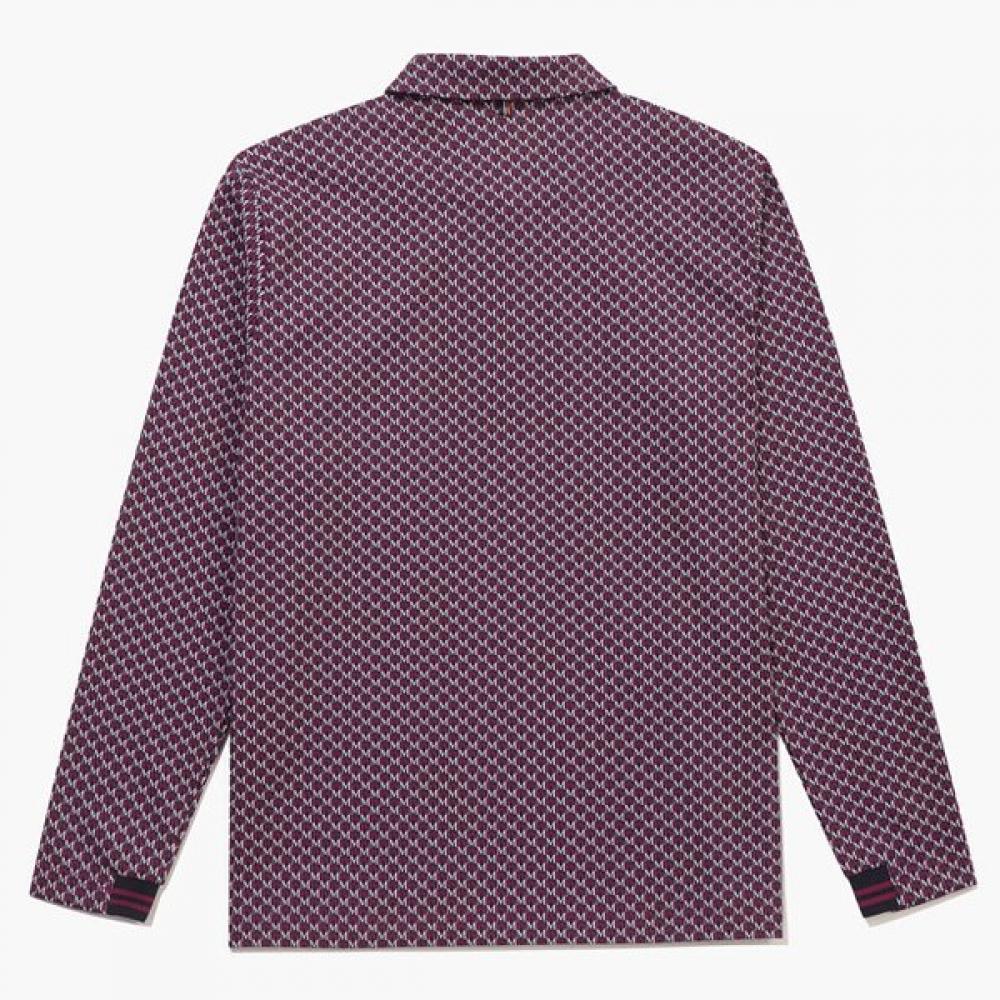 MunSingwear Men S Fleece T ShirT M paTTern Wine Mp421MTlo1