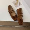 Fashion Soft Female Shallow Fashion Butterfly-Knot Ladies Flats With Shoes Buckle Strap Footwear Mary Janes Flats Shoes For Women
