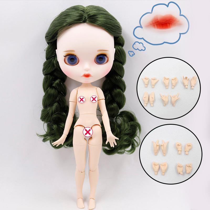 Кукла ICY DBS Blyth Нет. 4 изогнутые губы, матовое лицо на заказ с бровями, тело 1/6 bjd, аниме