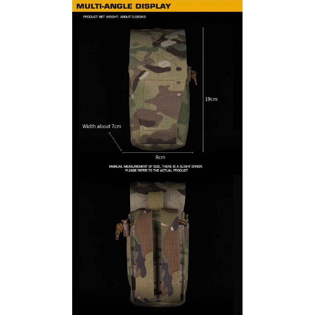 SPUD Multi-purpose Mutant Tactica Bag Radio Pouch Walkie Talkie Bags 5.56 Mag Pouch Airsoft Hunting Vest Molle Storage Pack