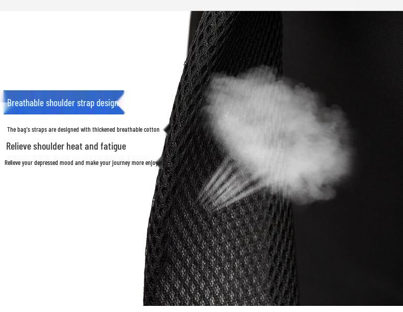 Мужской повседневный модный рюкзак для ноутбука большой вместимости для студентов