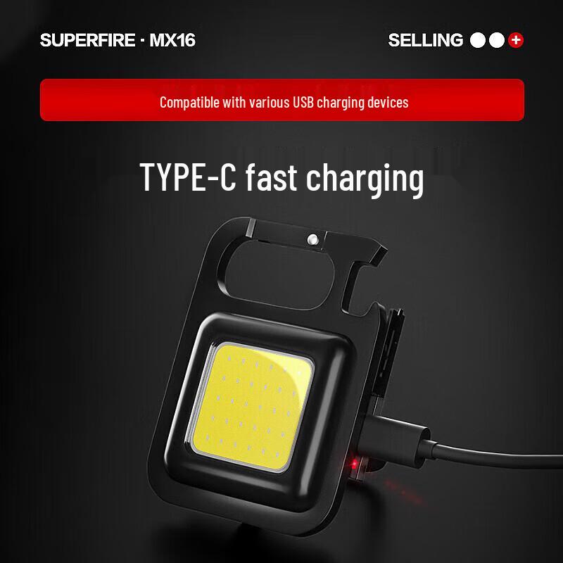 SupFire MX16 500 Lumen Multi-tool Keychain Work Light