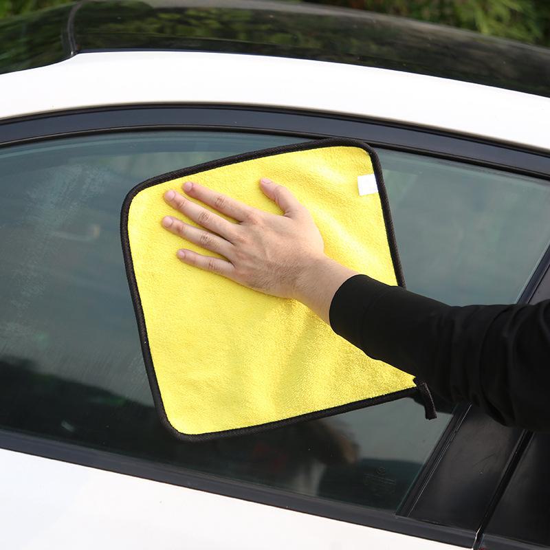 Абсорбирующее полотенце для мытья автомобиля и стекол - большое, мягкое, не царапает