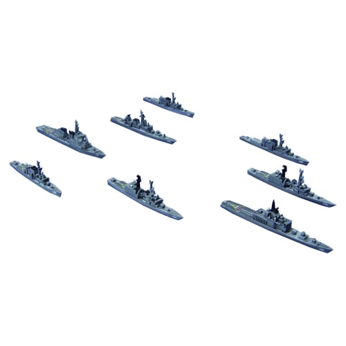 Fujimi Model 1/3000 Collectible Warship Series No. 36 Japan Maritime Self-Defense Force 3rd Escort Flotilla (1998) Plastic Model Warship 36