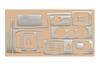 Dashboard Trims Aluminum for Skoda Fabia 2000-2007
