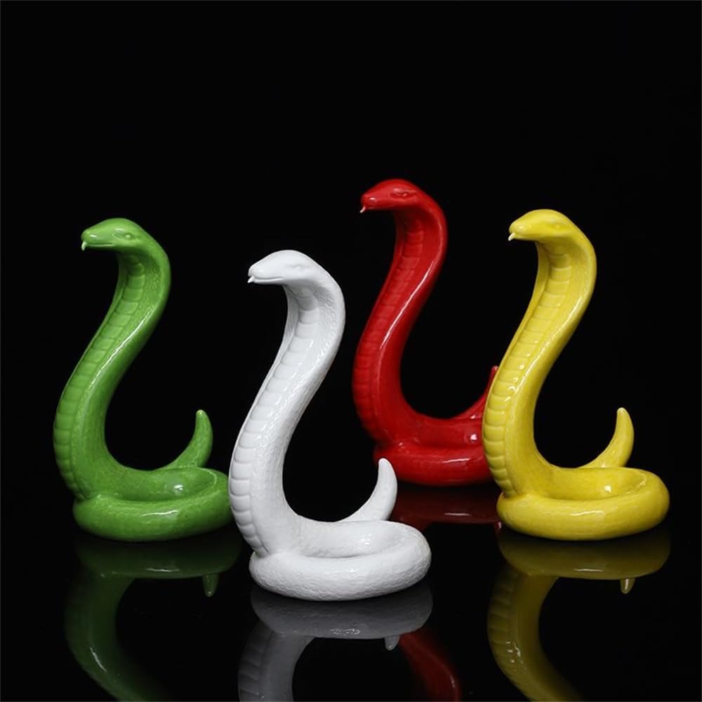 Zodiac Snake Figurine Snake 2025 White Snake Figurine Entrance Lucky Charm Snake Snake Improves Luck Feng Shui Goods Luck Inviting Money Good Luck