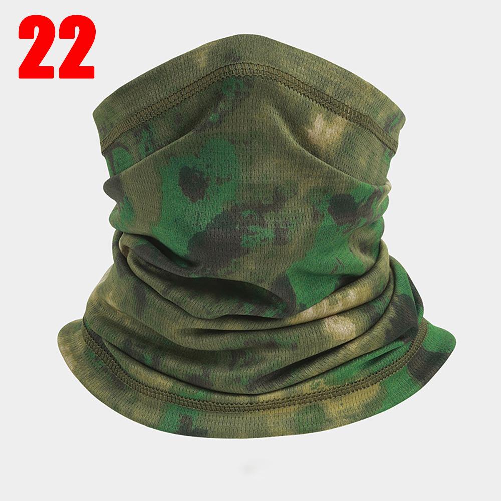 Neck Gaiter Bandana Face Mask Camouflage Windproof Tube Scarf Fishing Cycling Ski Tactical Outdoor Hiking Skiing Face Cover