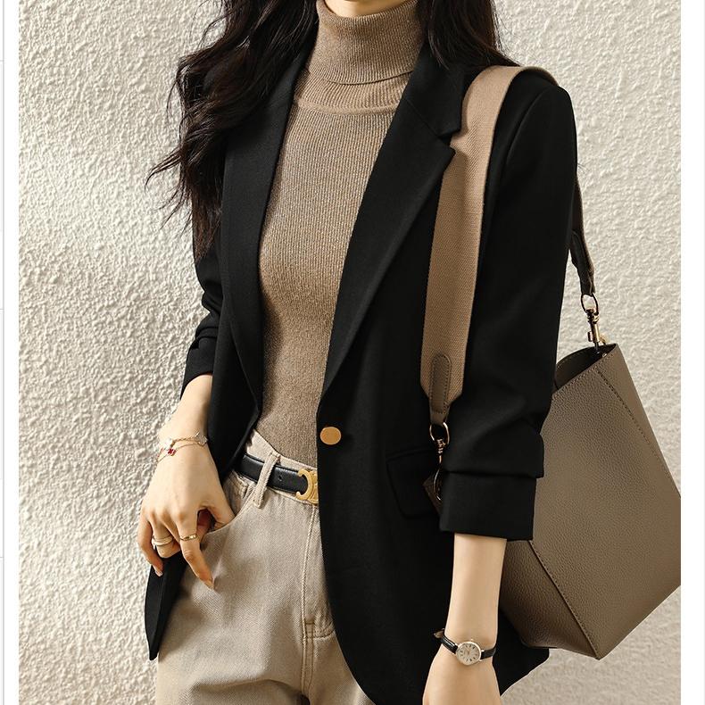 Желтый пиджак, женская осенняя куртка, новые повседневные темпераментные пиджаки в корейском стиле