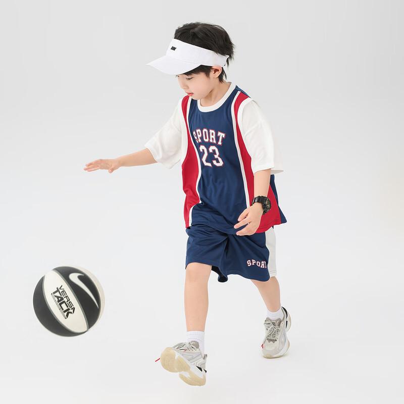 Boys' Breathable Quick-Drying Basketball Short Set