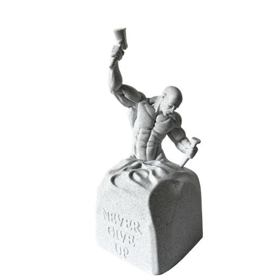Скульптура «Сделал себя сам» 3D-печатная абстрактная фигурка Статуэтка Вдохновляющая фигурка для рабочего стола Дома Офиса Полки Декор