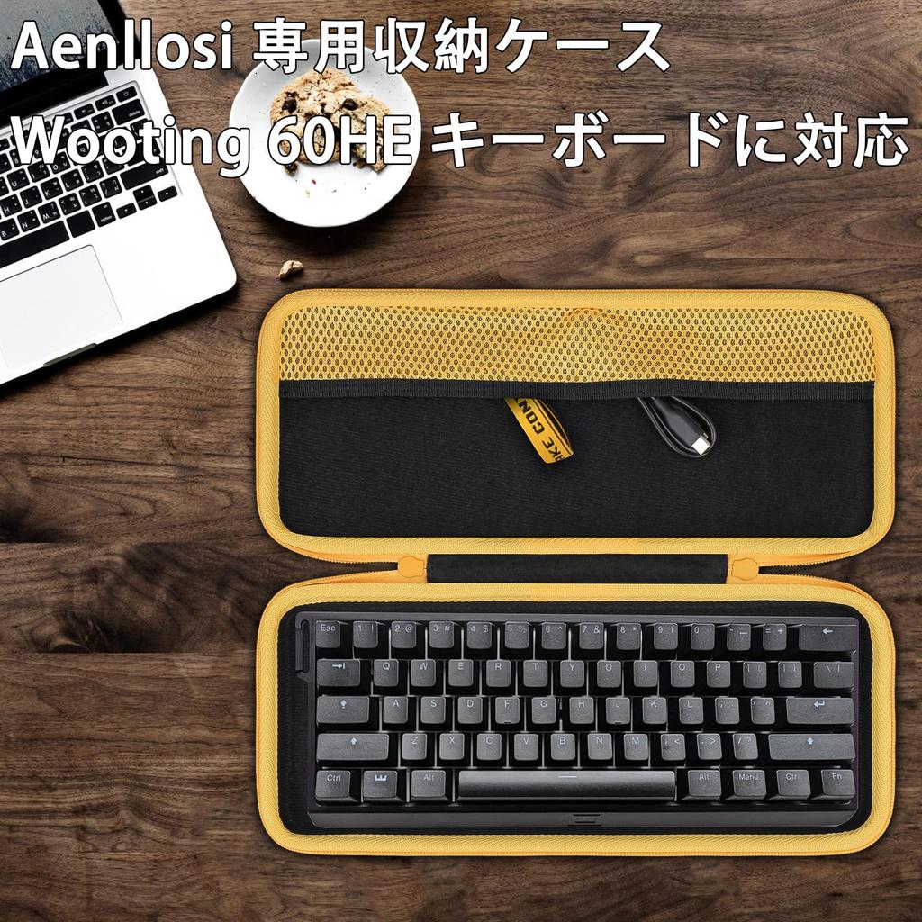 (Только случай) Чехол для хранения игровой клавиатуры Wooting 60HE для ПК - Aenllosi