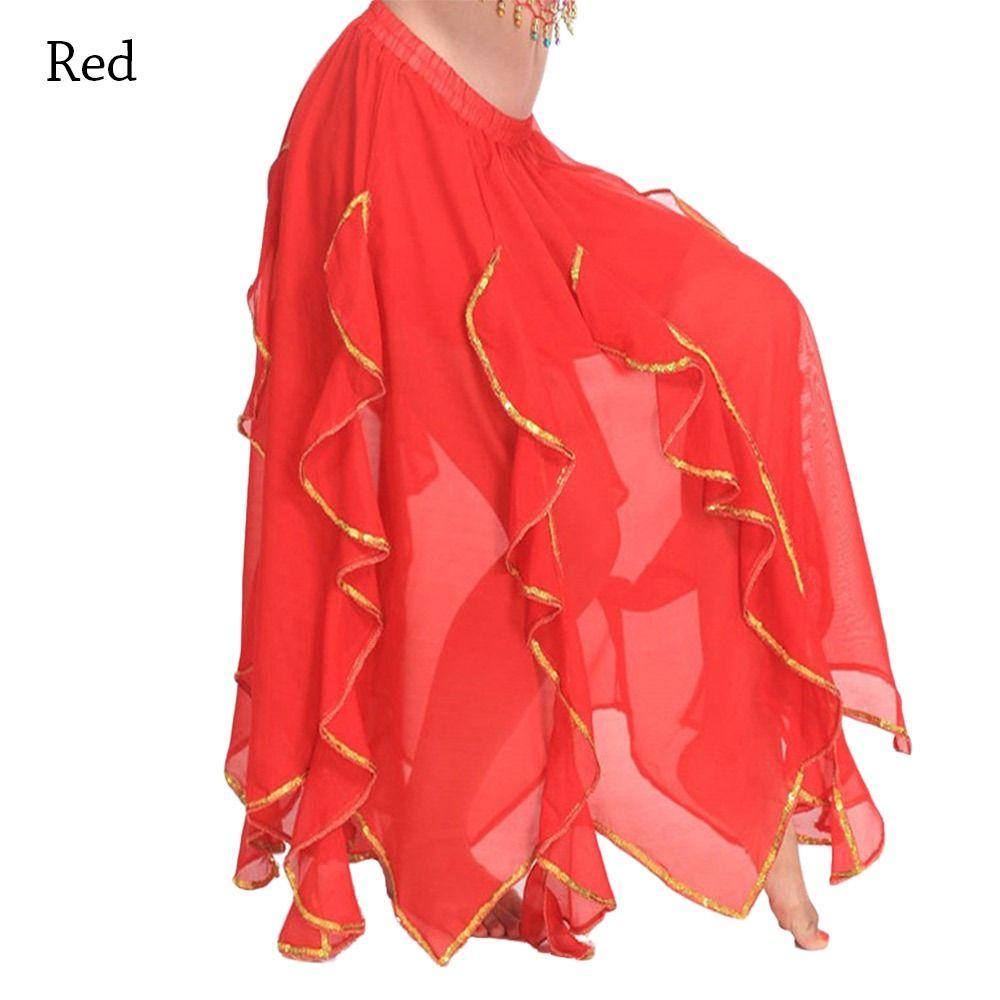 Женская блестящая юбка-солнце, юбка для танцев, юбка для танца живота, испанская юбка, костюмы для выступлений