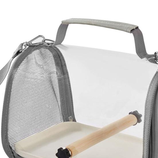 Birds Carrier Bag Parrot Travel Cage with Stand Perch Portable Outdoor Adventure Birdcage Small Animals Supplies for Parakeet Cockatiel