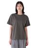 Human Woman Short Sleeve Pocket Logo M T-Shirt (Back Print) / Women's / 077-5160606 180_Khaki