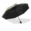 1pc Bunny Eggs Automatic Folding Umbrella, 8 Ribs Iron Frame, Suitable for Outdoor Travel and Daily Use yy251120257