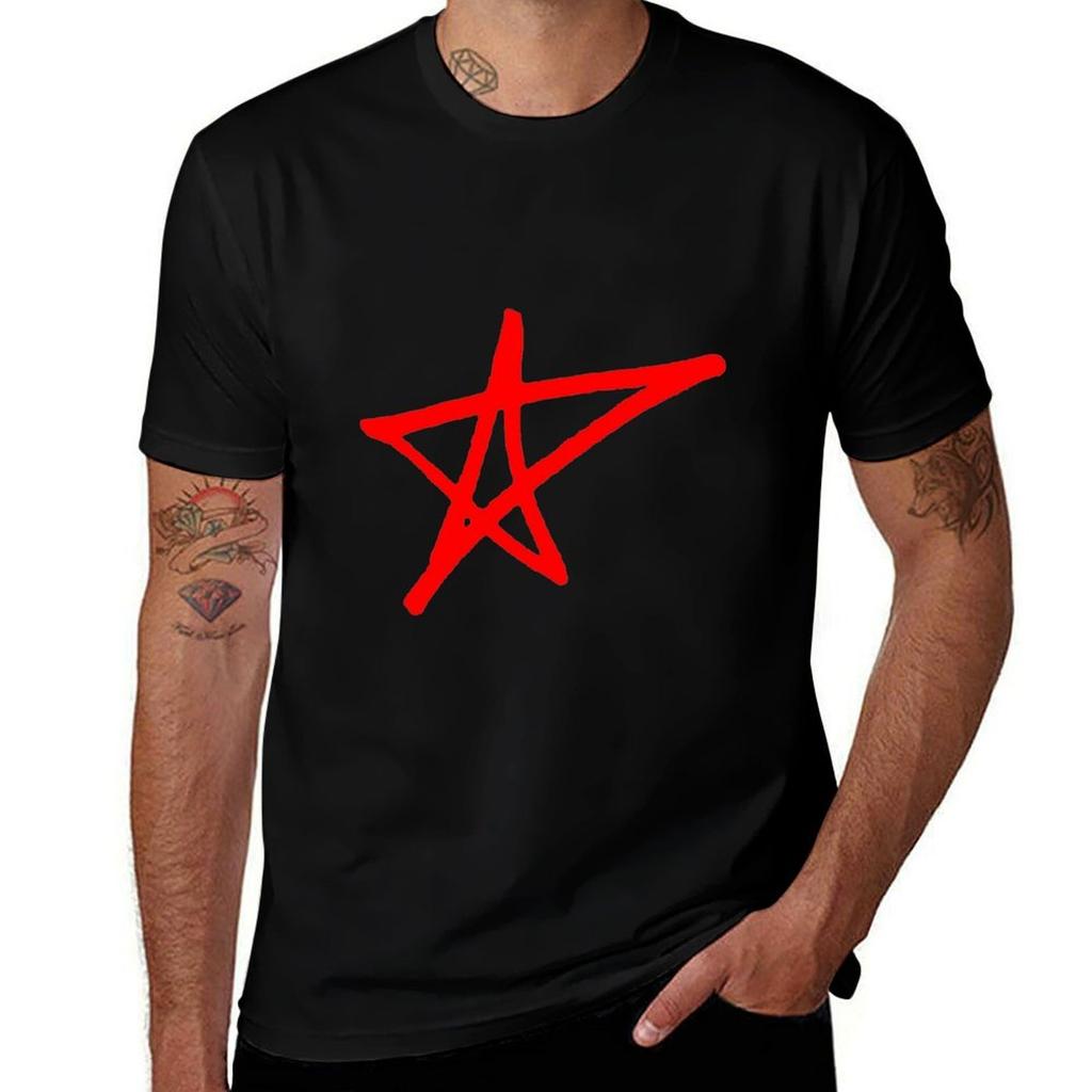Mbengi21 Avril Lavigne Star Logo T-Shirt Soft Durable Cotton T-Shirt