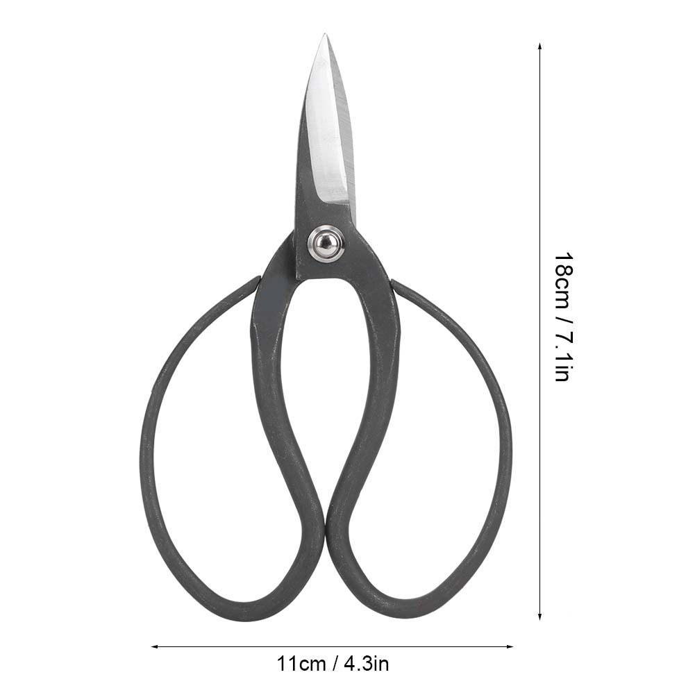 Bonsai Scissors, Composite Steel Pruning Shears, Garden Tools for Beginners, Ergonomic Non-Slip Handle, 18cm, for Pruning Plants