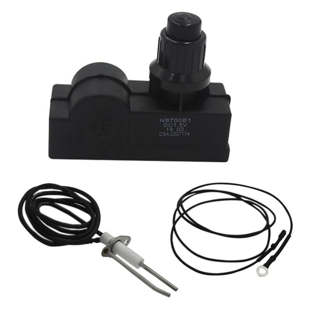 Комплект для замены поджига, Комплект зажигания, Комплект поджига, Зажигалка для гриля, Комплект кнопки зажигания, Пластиковая текстура для приготовления на открытом воздухе