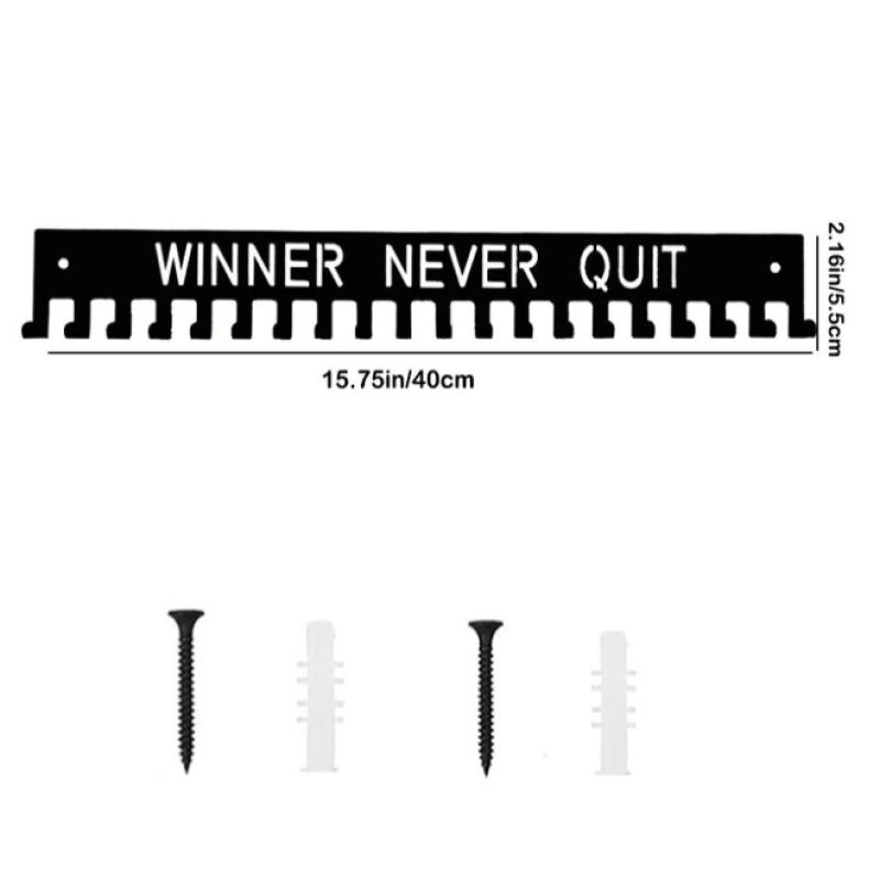 Medal Display Rack Metal Medal Hanger Holder Organizer Wall Mounted Large Capacity Award Holder For Race Soccer Sports Karate