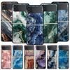 Мраморный Чехол для Телефона Samsung Galaxy Z Flip3 Flip4 Flip5 Чехол-Оболочка Для Z Flip 3 4 5 6 7 Жесткий Складной Чехол