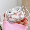 Прозрачные Чехлы для Наушников Чехол Для Airpods 2 Pro 1 Pro3 3 4 Pro2 Розовый Бант