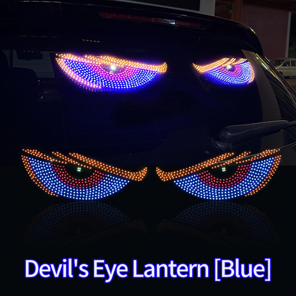 Светодиодная пиксельная панель с матрицей для грузовика Devil Eye, граффити, прокрутка текста, световая панель Devil Light Stickup Car Ey B8A2