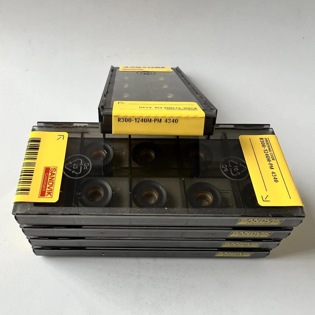 Original Sandvik / R300-1240M-PM 4340 /  CNC Lathe Carbide Blade 10 Pcs