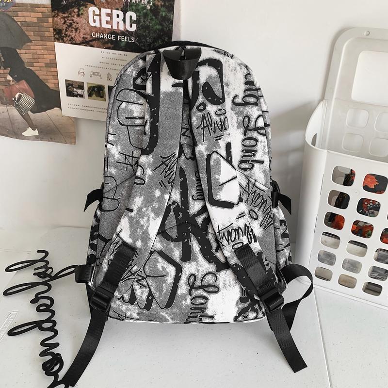 Backpack Women's Large Capacity Student Backpack Men's Bag Junior High School Student Schoolbag