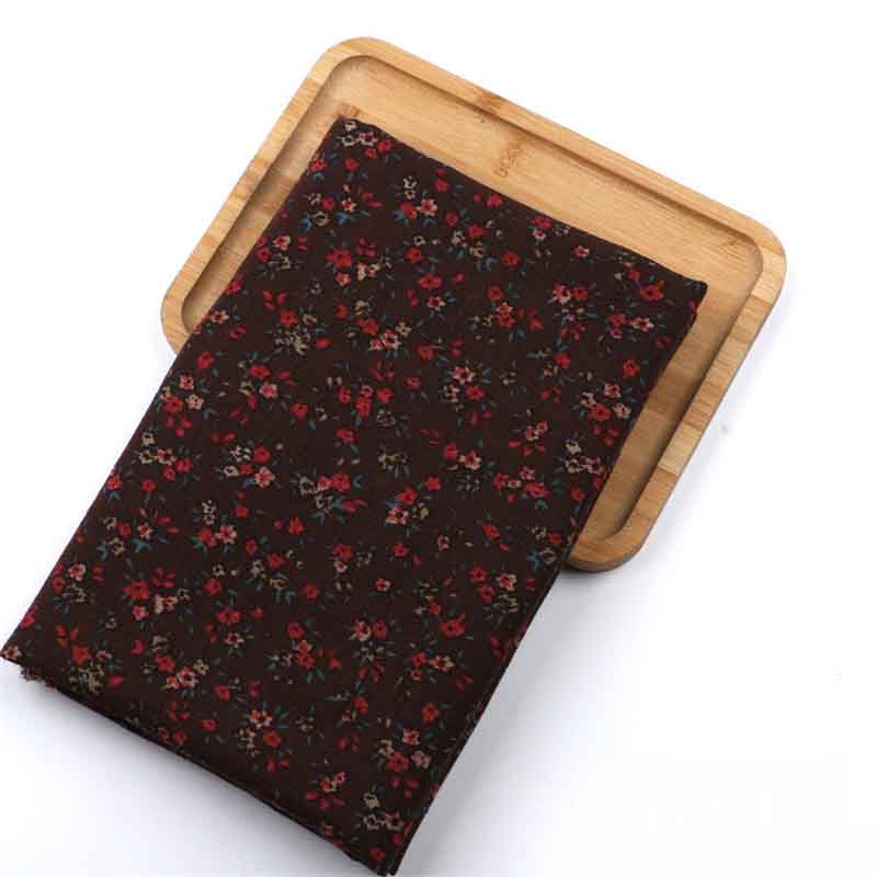 Хлопковая и льняная набивная ткань Ткань Богемная одежда Скатерть Стиль ретро Износостойкая и долговечная Штора Этнический стиль Красивый цвет