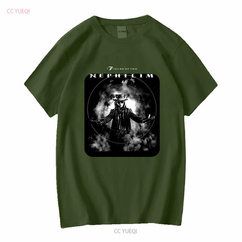 Fields Of The Nephilim Band T Shirt Classic Graphic Te4201 Vintage Washed Comfortable Designer Clothes Fashion Versatile