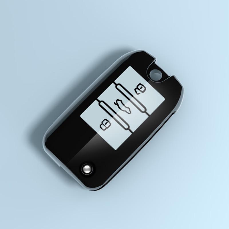 Roewe RX5 Plus Car Key Case with Full Wrap and Buckle for Men, Compatible with I6, Ei5, Clever, RX8, RX3 Models