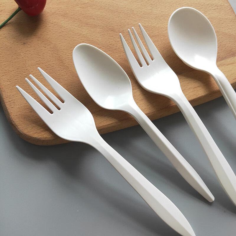 ZISIZ Disposable Corn Starch Spoon
