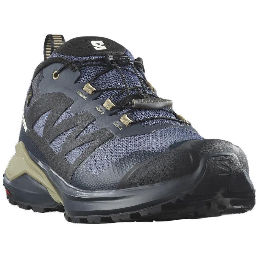 SALOMON X-Adventure Comfortable Versatile Shock Absorbing Non-Slip Wear-Resistant Low-Top Running Shoes Men Running Shoes Blue Black 475260