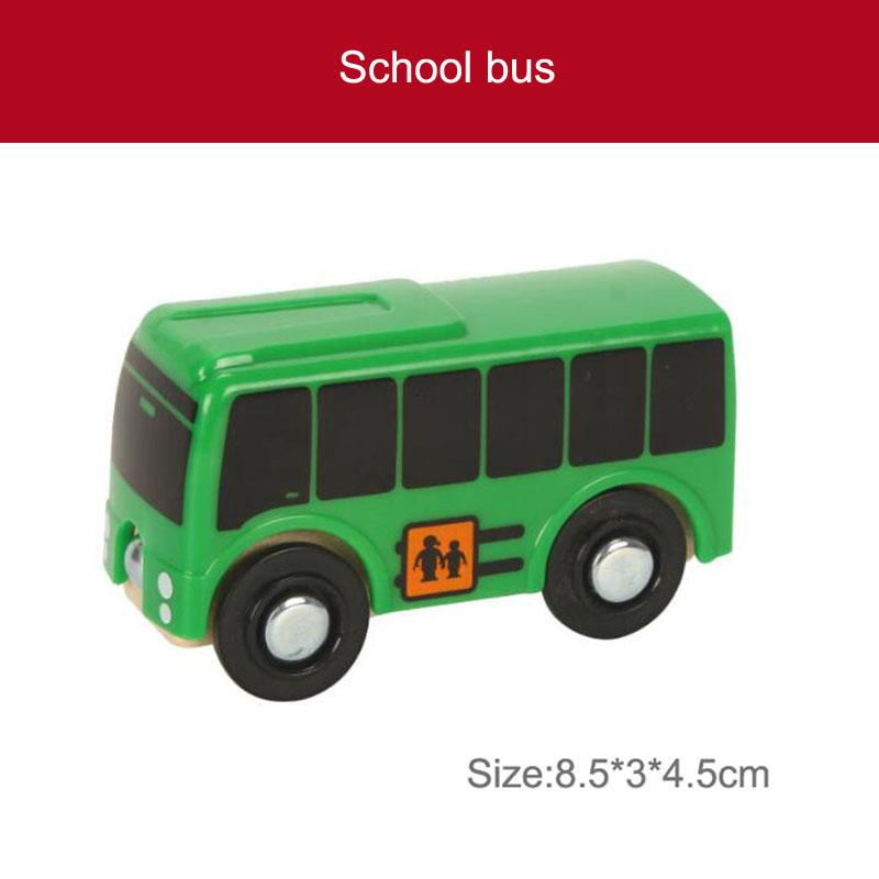 Деревянный магнитный поезд игрушечный локомотив деревянная железнодорожная машина аксессуары игрушки для детей подарки Fit Wood Biro Thomas Tracks