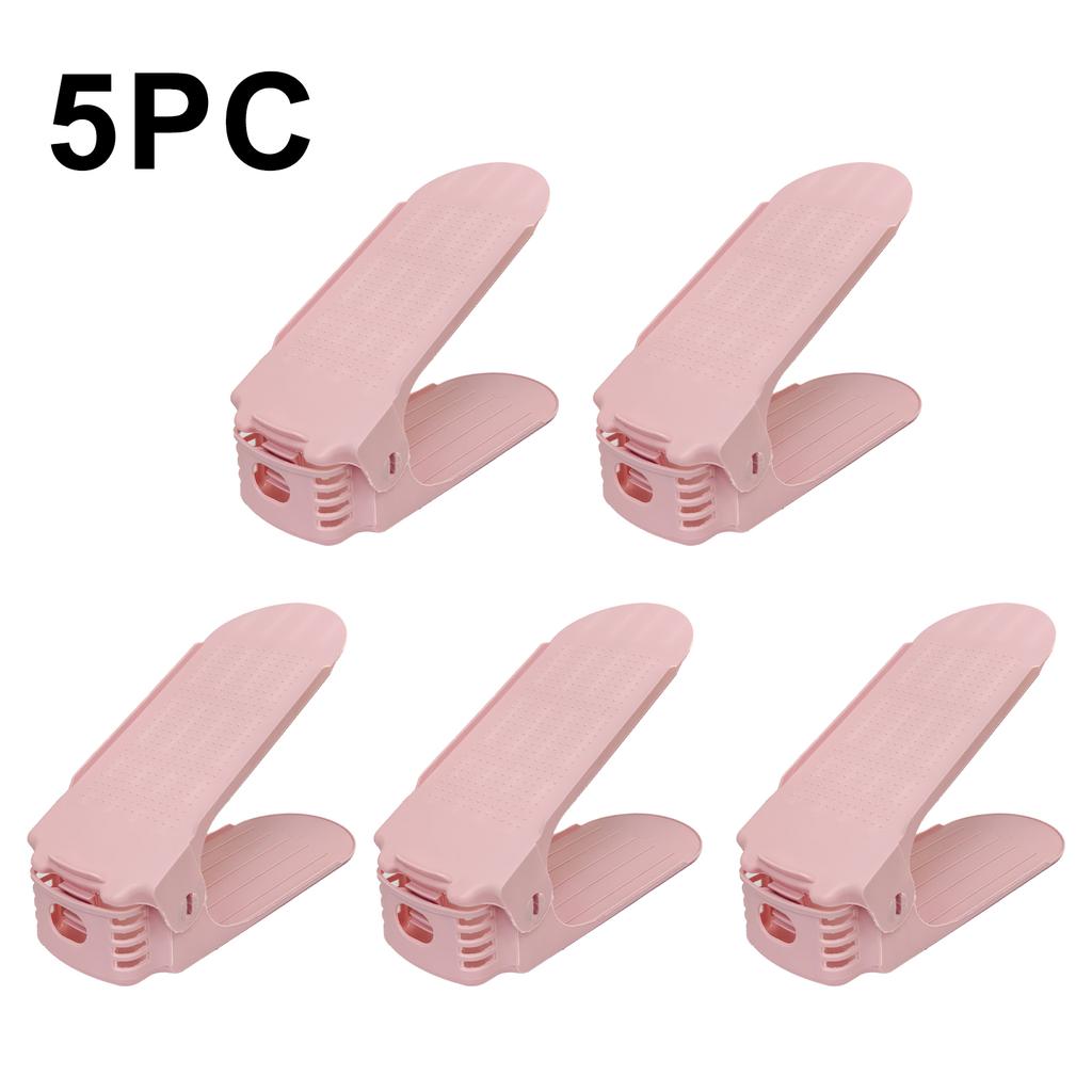 Shoe Stacker Adjustable Shoe Slots Organizer Double-layer Shoe Rack Home Dormitory Space-saving Shoe Storage Racks Closet Organi