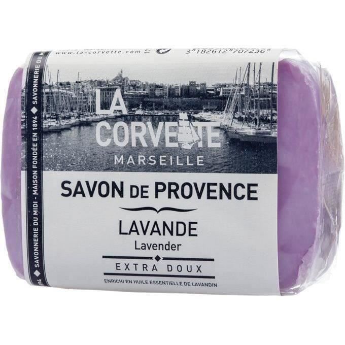 Savon - LACORVETTE - Lavande - 100g - Sans parabène - Doux parfum