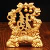 Wufu Linmen Alloy Ornament Fulu Metal Crafts Office Desktop Creative Ornament Wholesale Yiwu Gifts