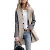 Женская повседневная куртка-кардиган с длинным рукавом, женское пальто, джемпер, тонкое пальто