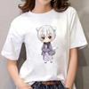 2021 японское аниме Томоэ и Нанами футболка с рисунком женские футболки Kawaii Fox летняя повседневная футболка с принтом манги