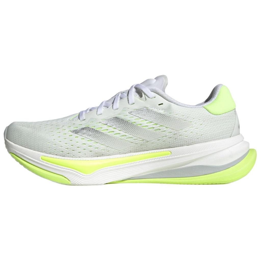 Adidas Supernova Удобные Универсальные Нескользящие Прочные Низкие Повседневные Кроссовки для Бега Мужские Кеды Серо-Зеленые ID3685