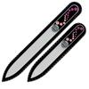 A Set of 2 Glass Nail Files with Crystals WA-MS