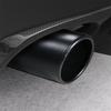 Single tube stainless steel automobile exhaust pipe muffler tail throat Automobile rear tail throat exhaust muffler auto parts
