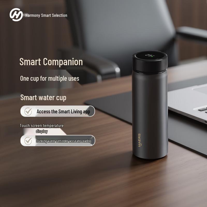 HarmonyOS Smart Harries Изолированная кружка из нержавеющей стали 316L с вращающейся крышкой