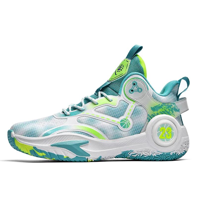 Мужские баскетбольные кроссовки для тренировок на спортивном поле, нескользящие, студенческие, оригинальные дышащие кроссовки для спорта на открытом воздухе, мужские баскетбольные кроссовки