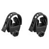 Carmate Cross Ride Series Ski Paddle Attachment NS117 Black & (2-Pack)